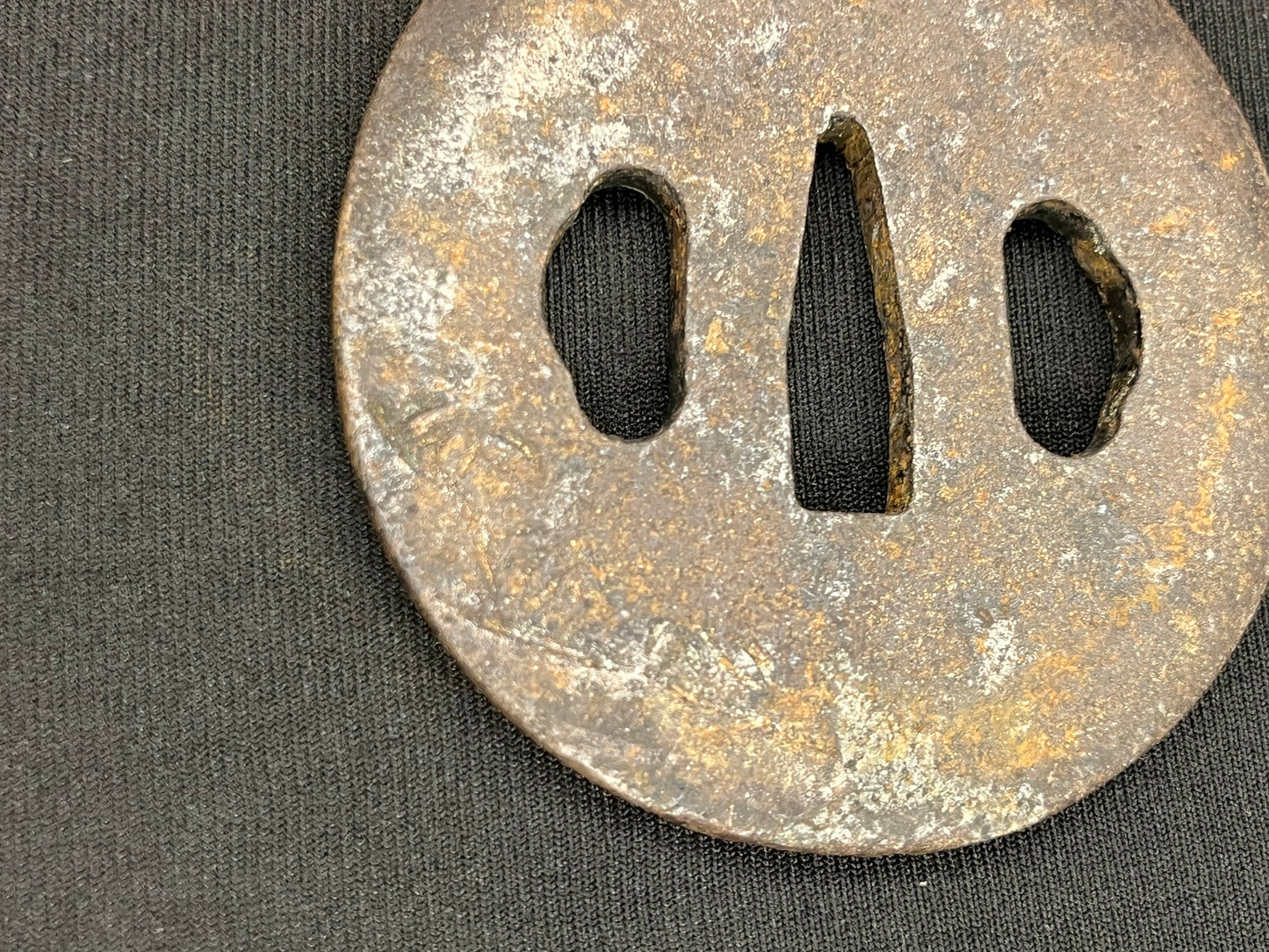 Antique Japanese Tsuba - Iron Handguard #002 Unverified