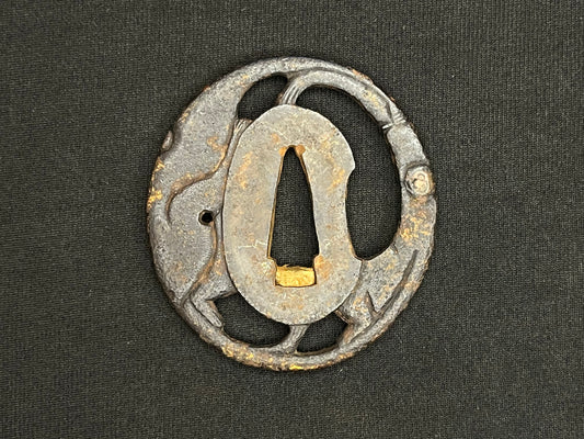 Antique Japanese Tsuba - Iron Handguard #003 Unverified