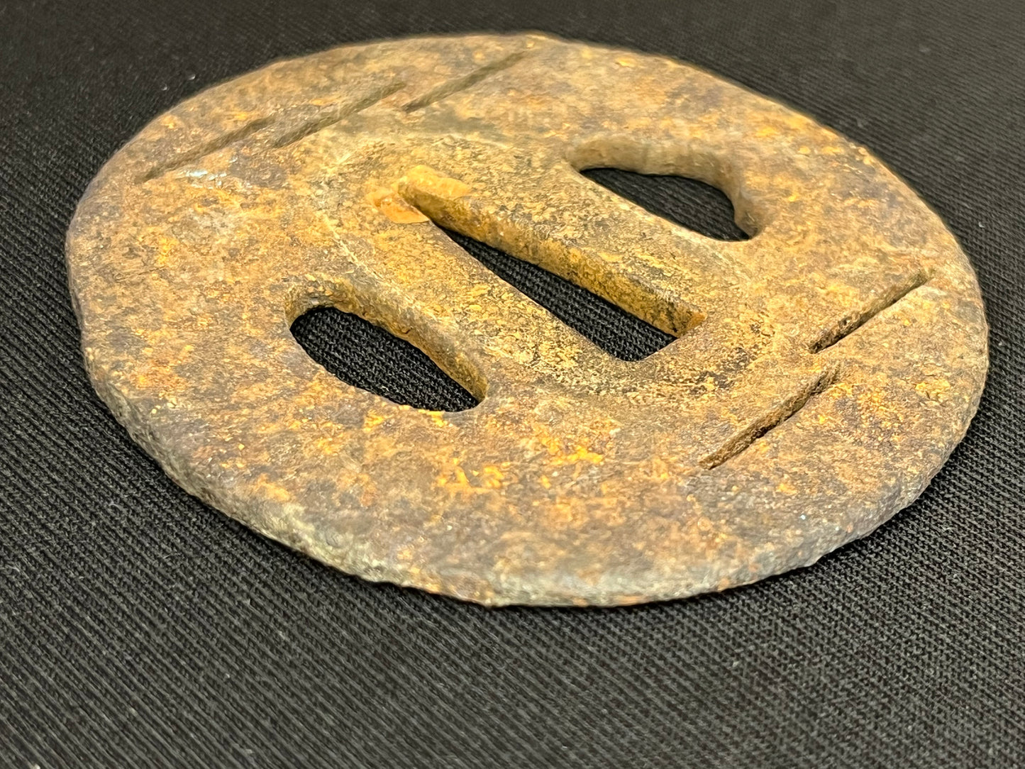 Antique Japanese Tsuba - Iron Handguard #004 Unverified