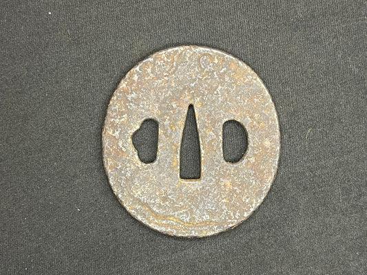 Antique Japanese Tsuba - Iron Handguard #008 Unverified