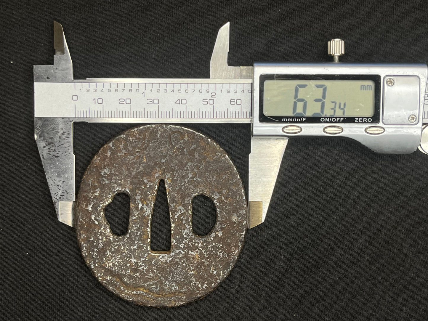 Antique Japanese Tsuba - Iron Handguard #008 Unverified