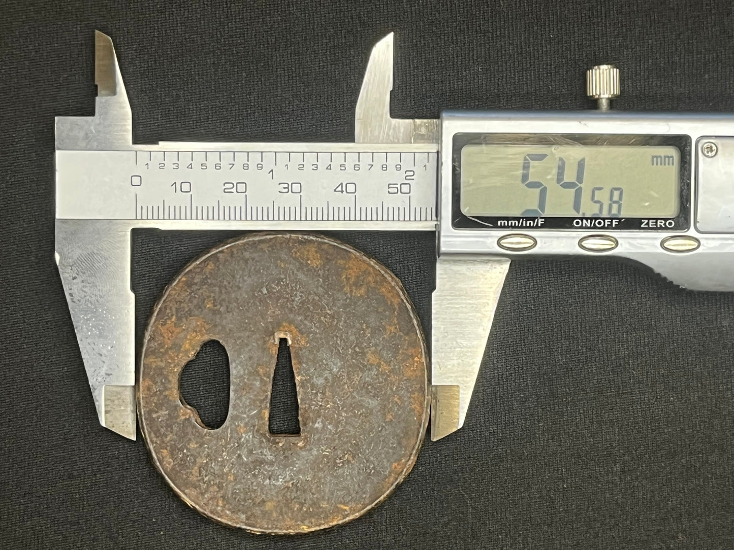 Antique Japanese Tsuba - Iron Handguard #009 Unverified