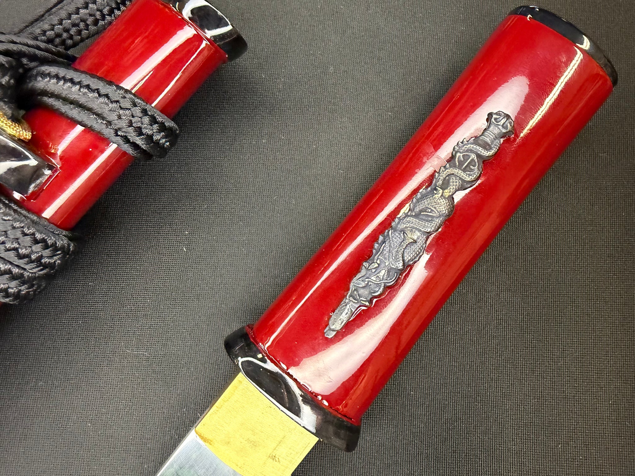Phoenix Armory Kaiken Aikuchi Tanto - Scarlet Shade 65Mn