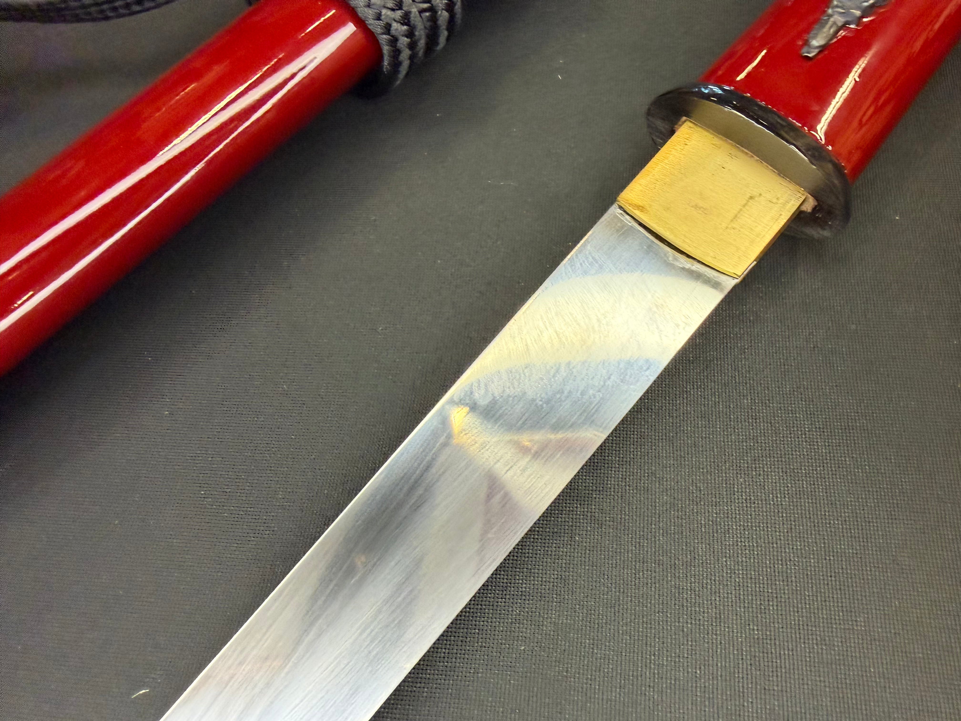 Phoenix Armory Kaiken Aikuchi Tanto - Scarlet Shade 65Mn