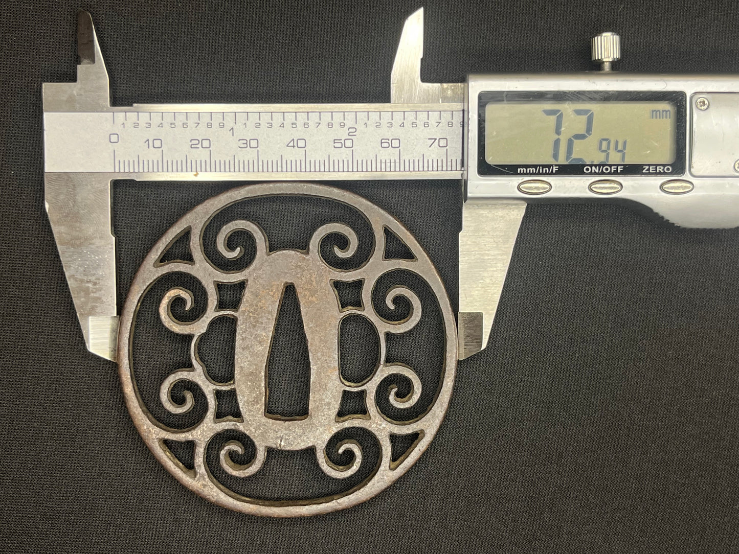 Antique Japanese Tsuba - Iron Handguard #013 Unverified
