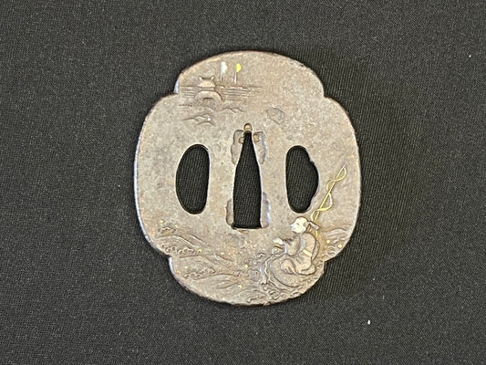 Antique Japanese Tsuba - Iron Handguard #020 Unverified