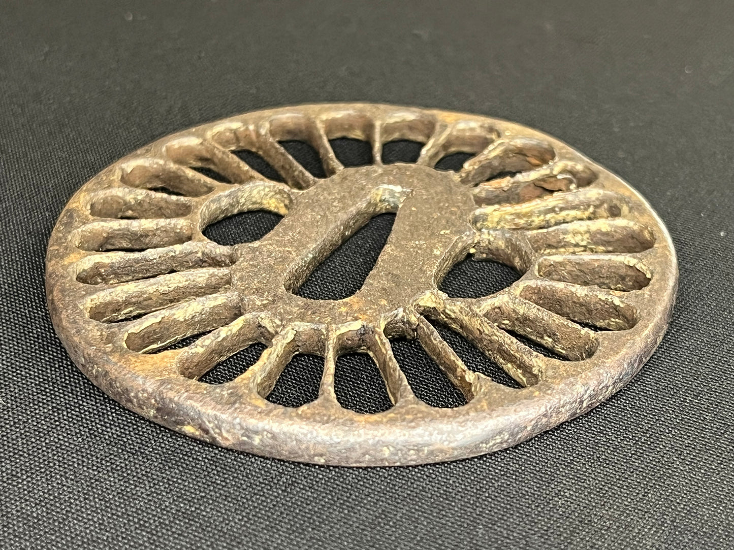 Antique Japanese Tsuba - Iron Handguard #021 Unverified