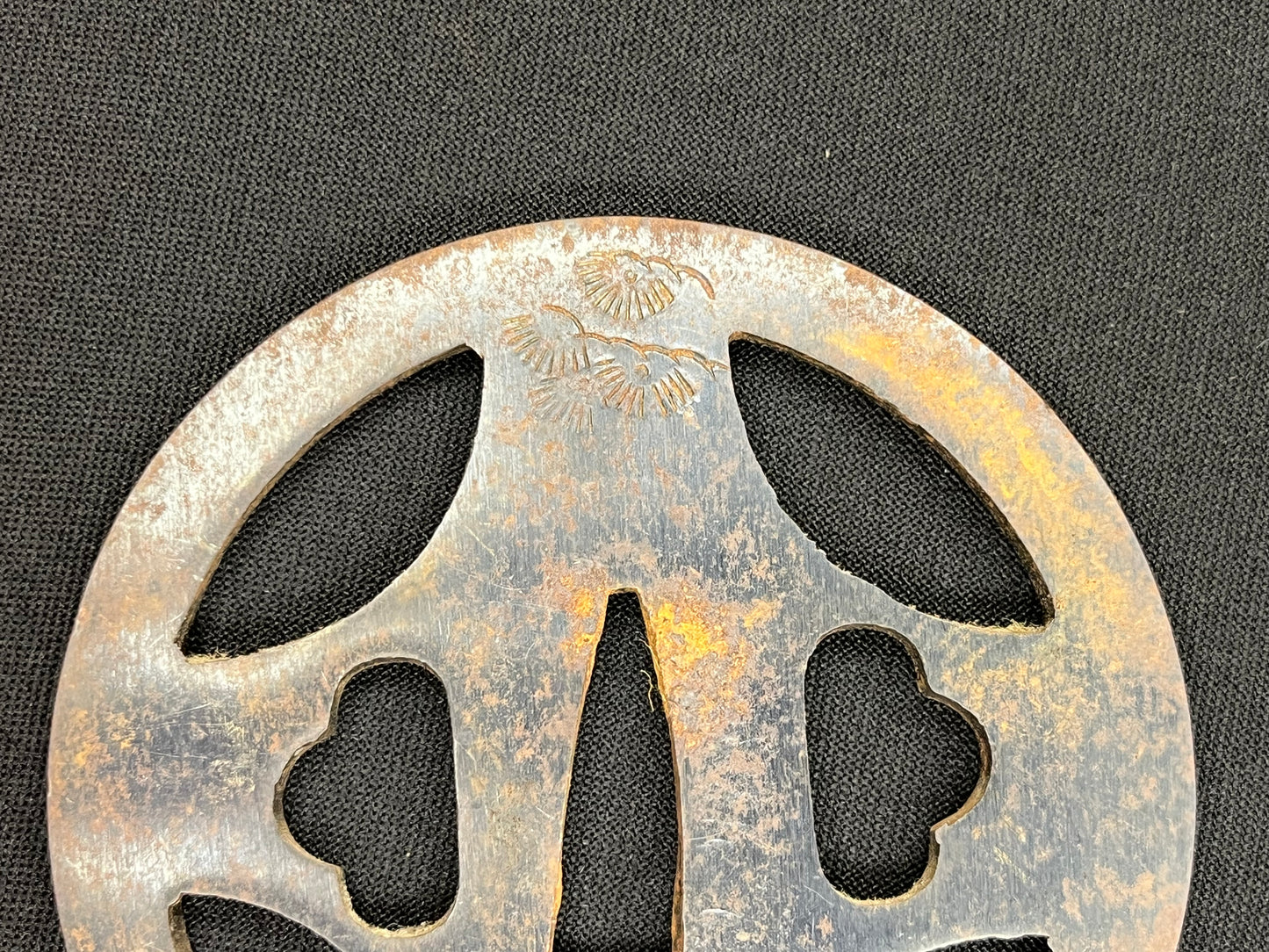 Antique Japanese Tsuba - Iron Handguard #022 Unverified