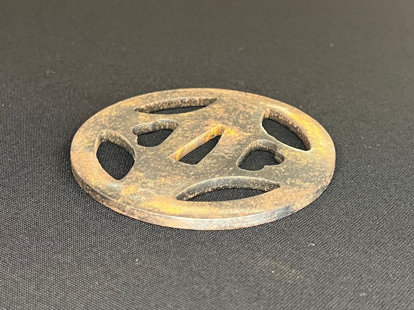 Antique Japanese Tsuba - Iron Handguard #022 Unverified