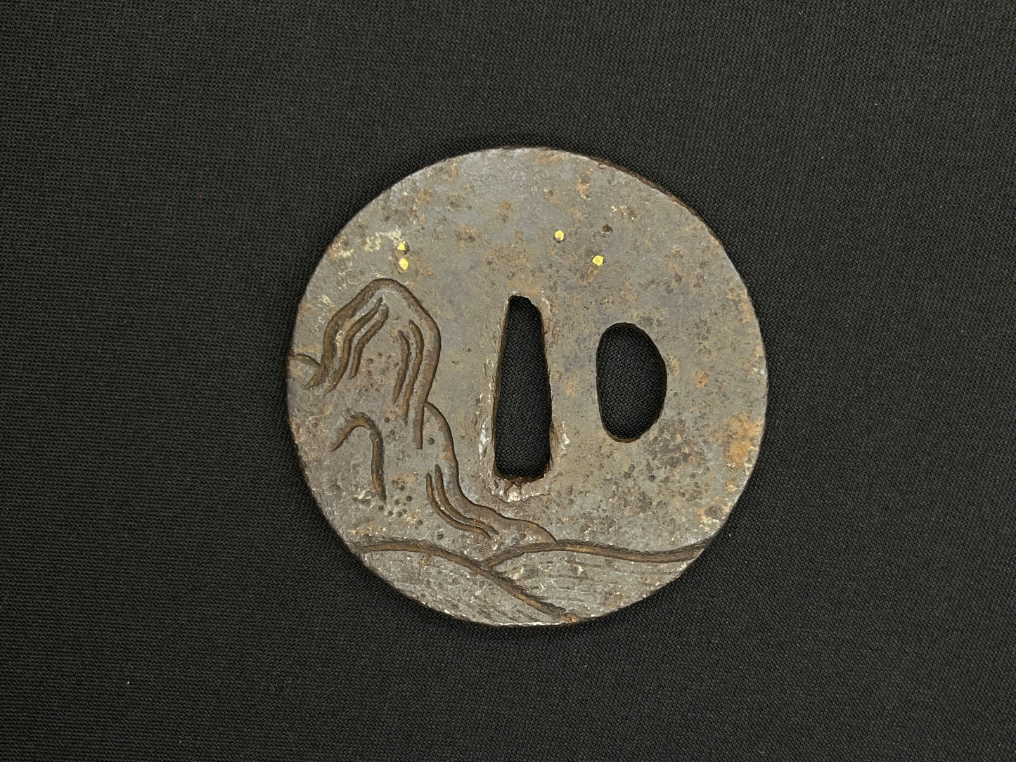 Antique Japanese Tsuba - Iron Handguard #025 Unverified