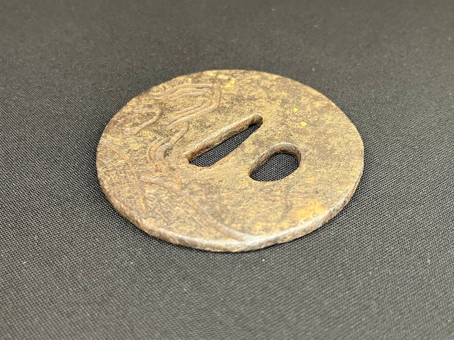 Antique Japanese Tsuba - Iron Handguard #025 Unverified