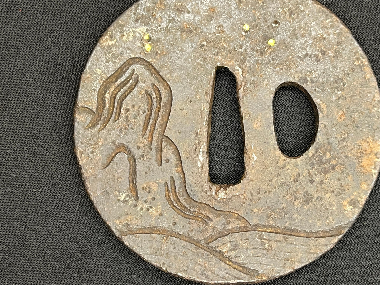 Antique Japanese Tsuba - Iron Handguard #025 Unverified