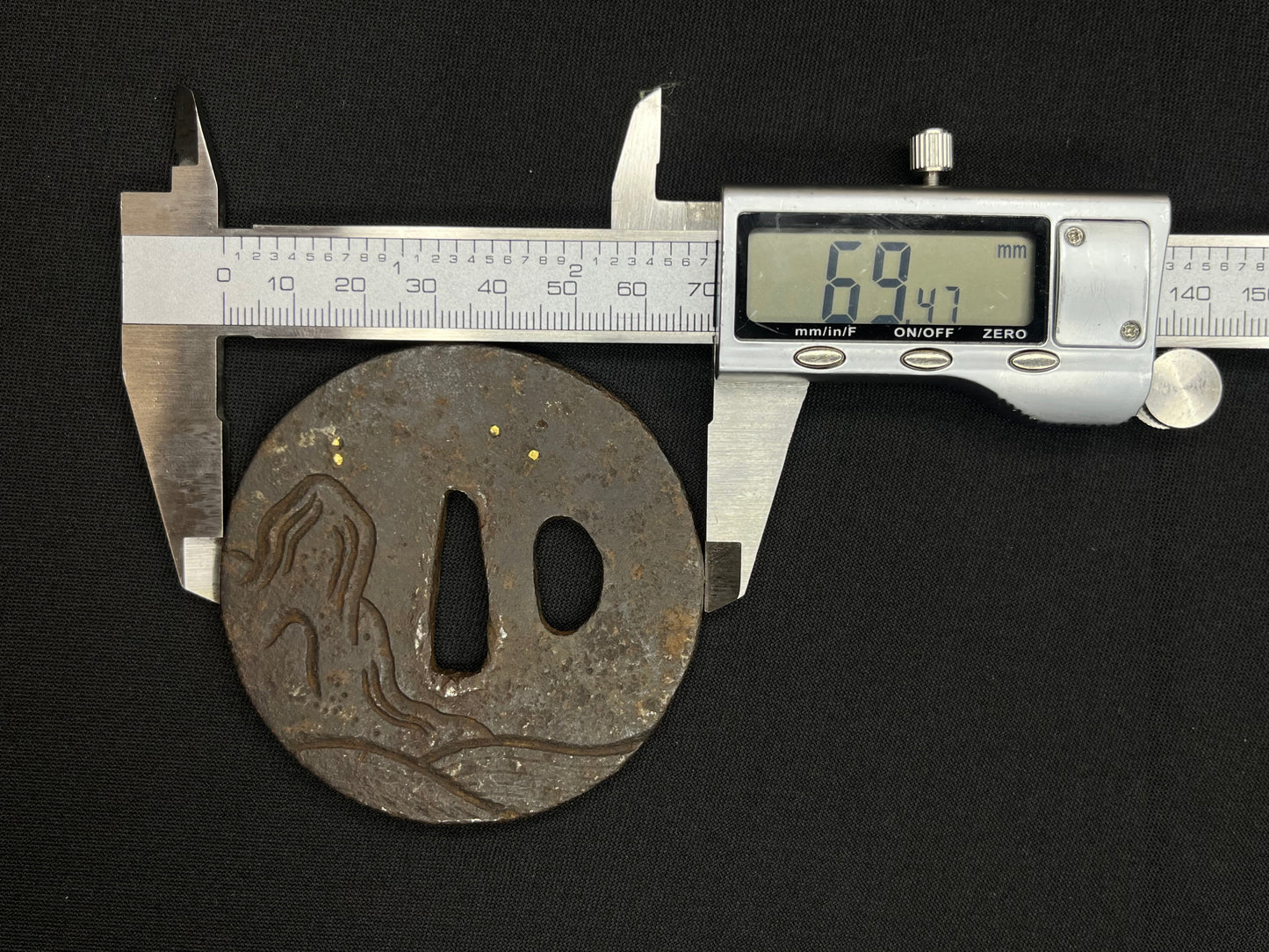 Antique Japanese Tsuba - Iron Handguard #025 Unverified
