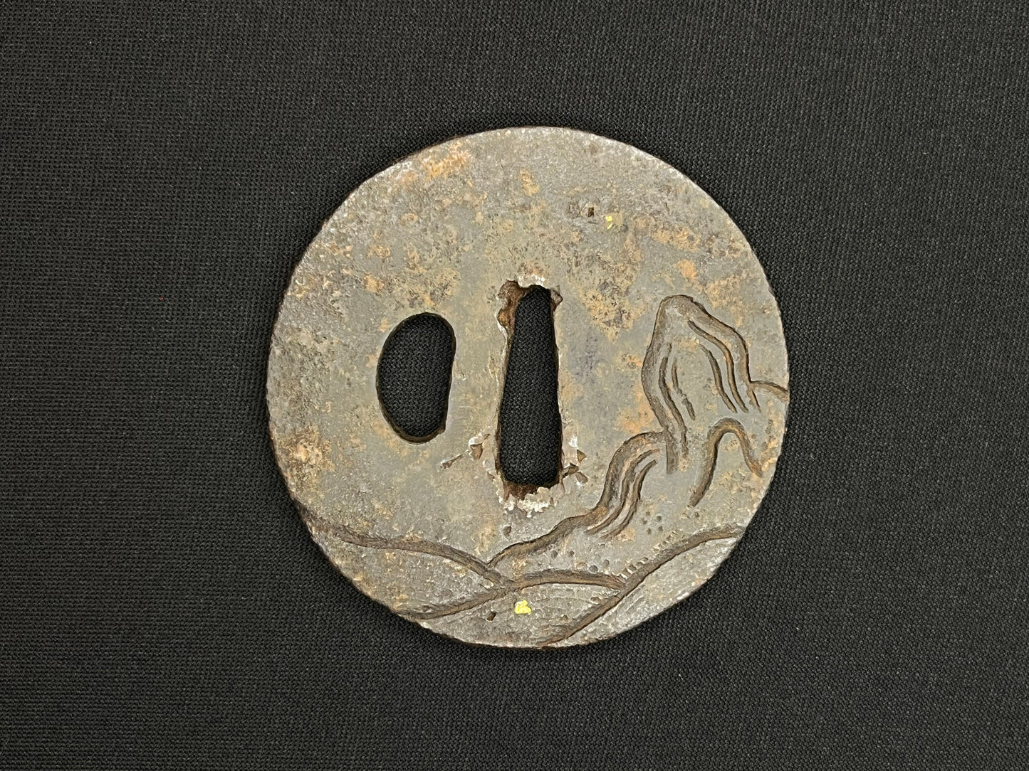 Antique Japanese Tsuba - Iron Handguard #025 Unverified