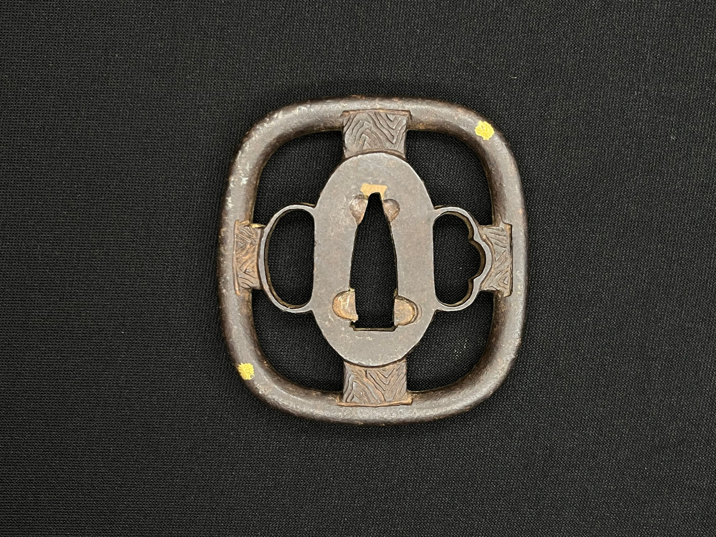 Antique Japanese Tsuba - Iron Handguard #76 Unverified