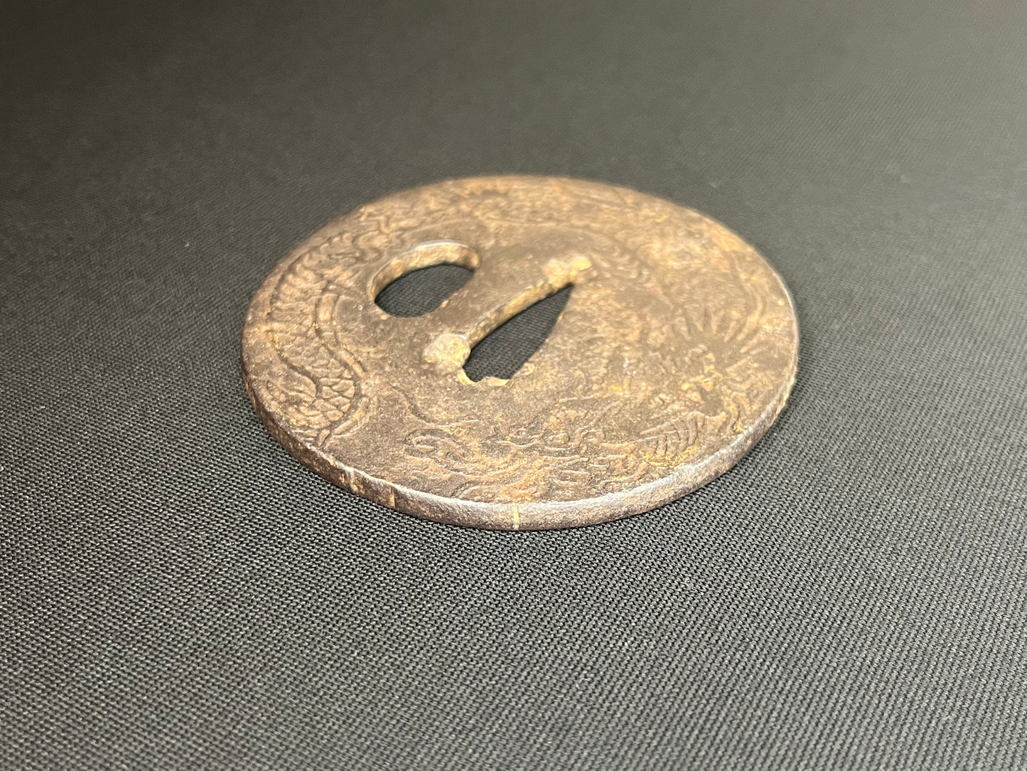 Antique Japanese Tsuba - Iron Handguard #033 Unverified