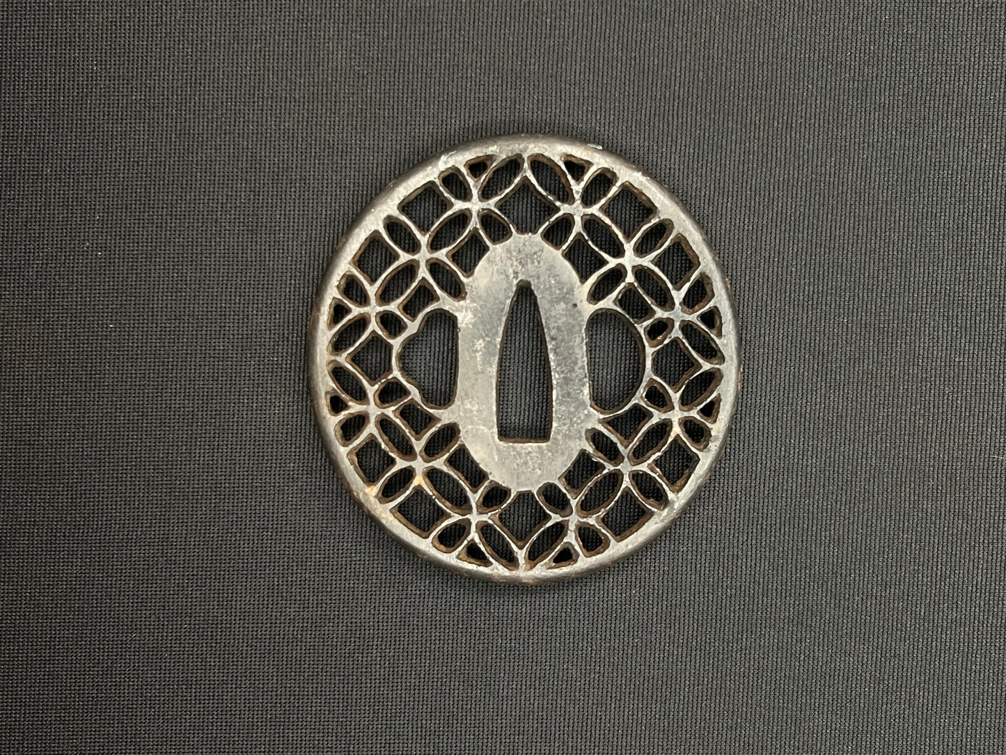 Antique Japanese Tsuba - Iron Handguard #637 Unverified