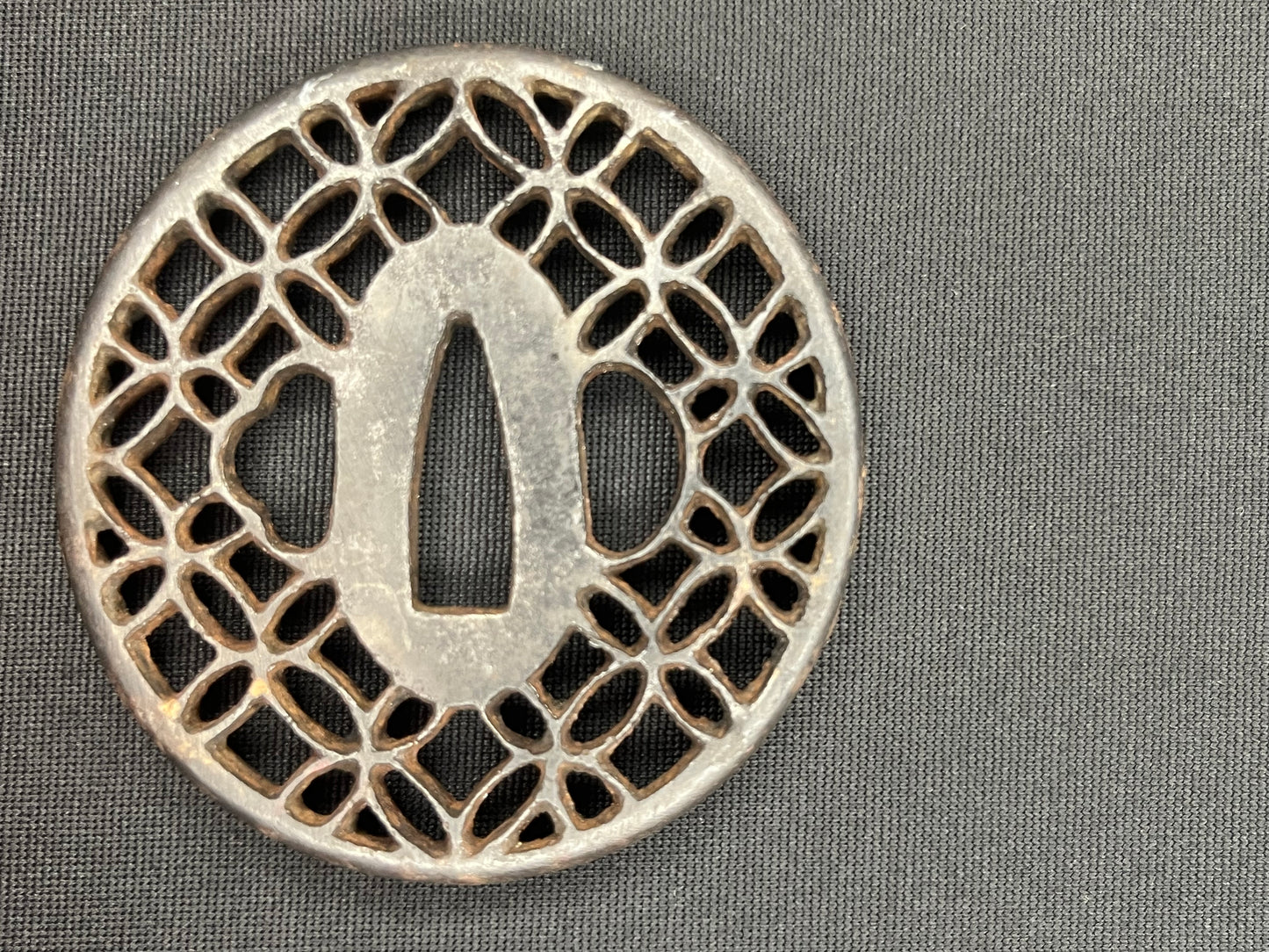 Antique Japanese Tsuba - Iron Handguard #637 Unverified