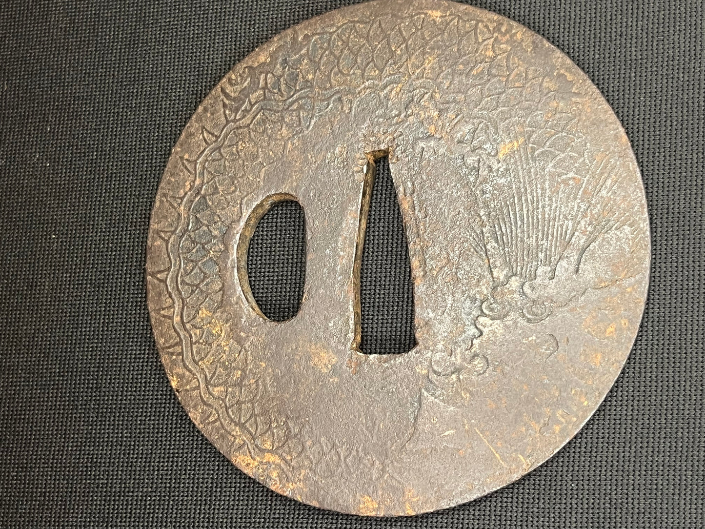 Antique Japanese Tsuba - Iron Handguard #034 Unverified