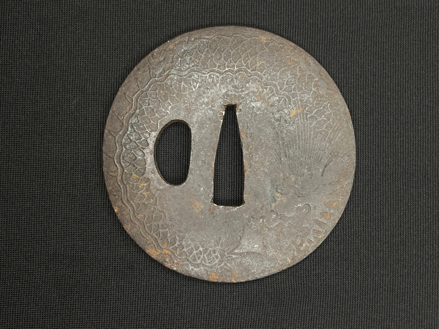 Antique Japanese Tsuba - Iron Handguard #034 Unverified