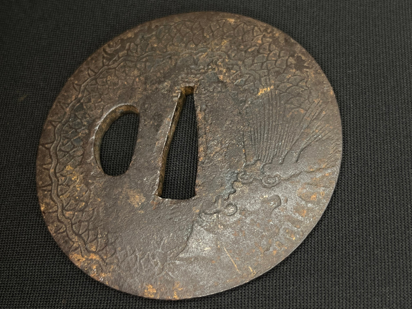 Antique Japanese Tsuba - Iron Handguard #034 Unverified