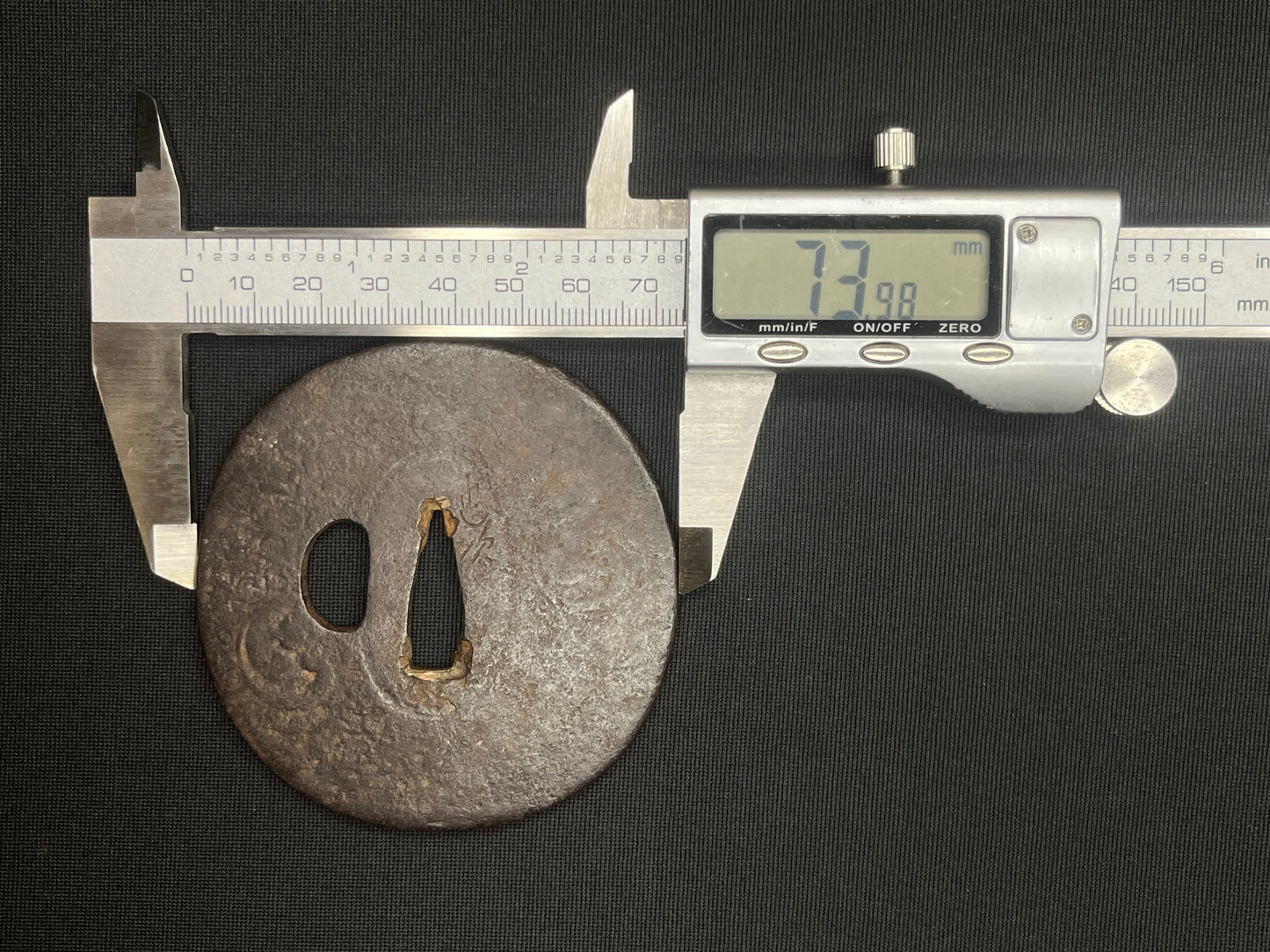 Antique Japanese Tsuba - Iron Handguard #035 Unverified