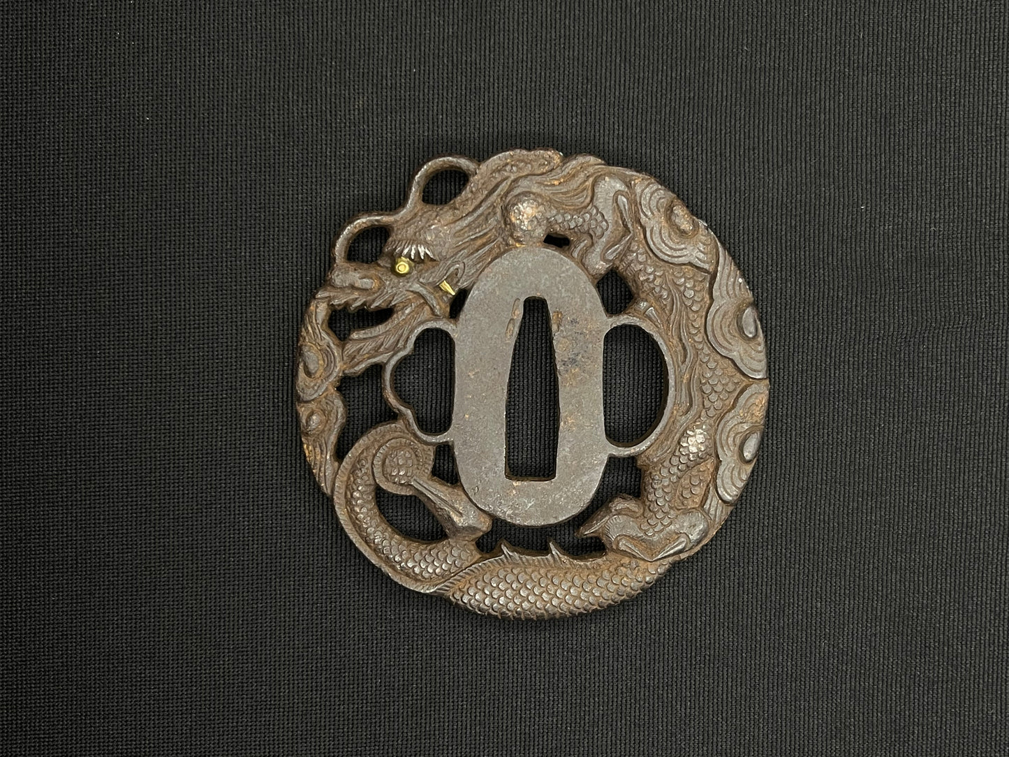 Antique Japanese Tsuba - Iron Handguard #037 Unverified