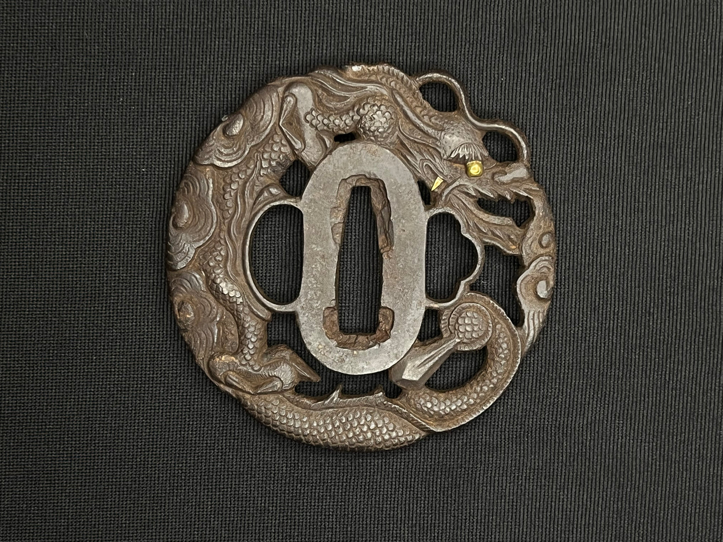 Antique Japanese Tsuba - Iron Handguard #037 Unverified