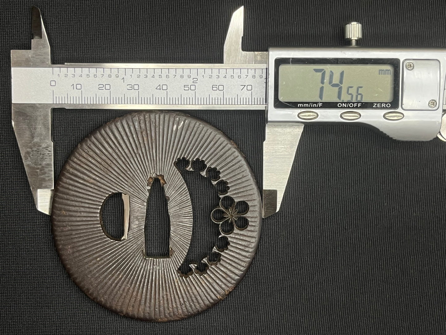 Antique Japanese Tsuba - Iron Handguard #038 Unverified