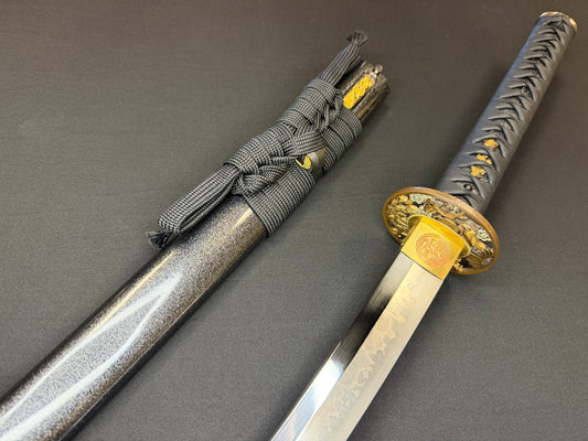 Cloudhammer Katana - Hidden Dragon Series Stormdragon - sx105v Japanese Tool Steel - Ko-Choji Hamon