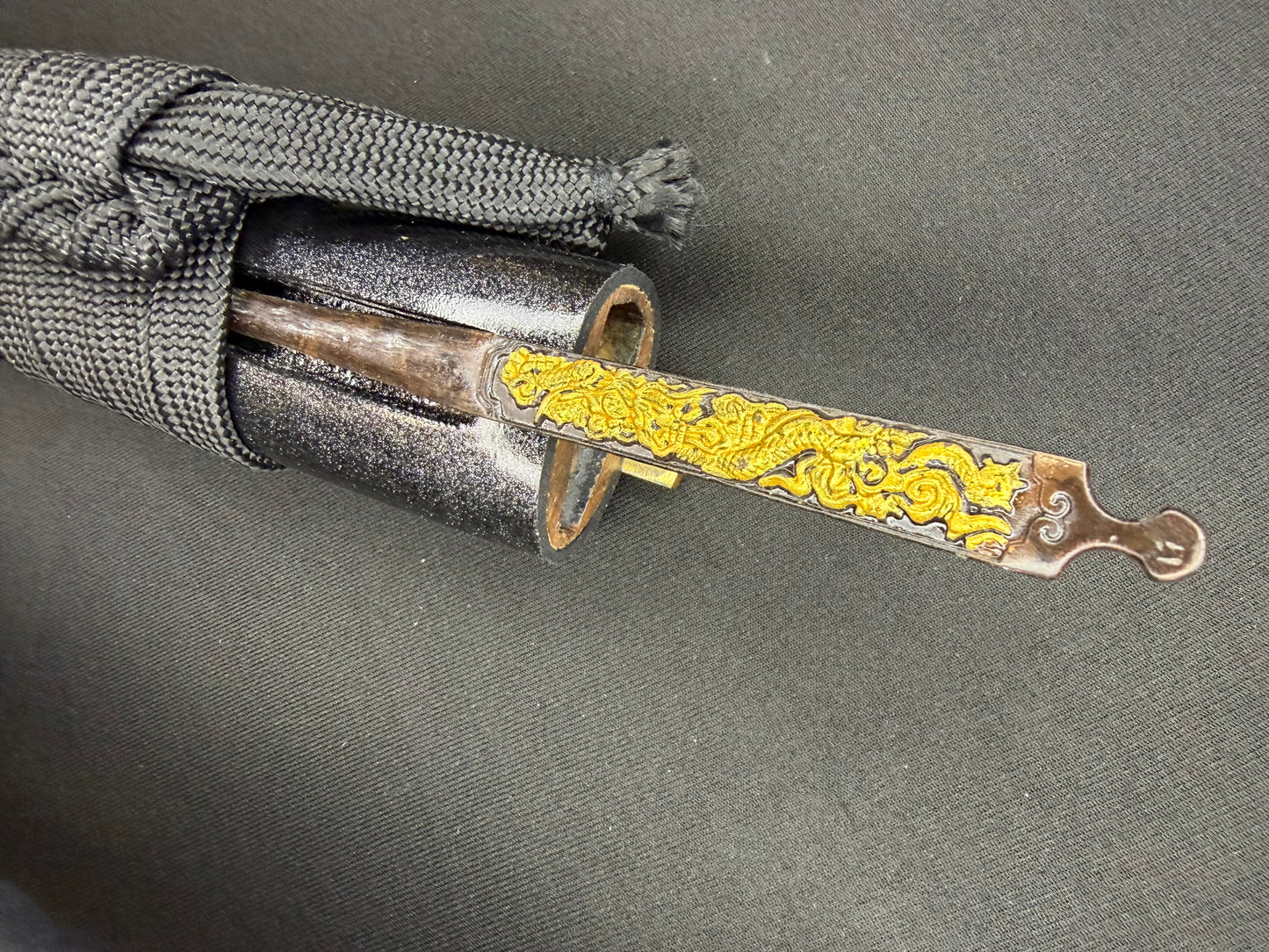 Cloudhammer Katana - Hidden Dragon Series Stormdragon - sx105v Japanese Tool Steel - Ko-Choji Hamon