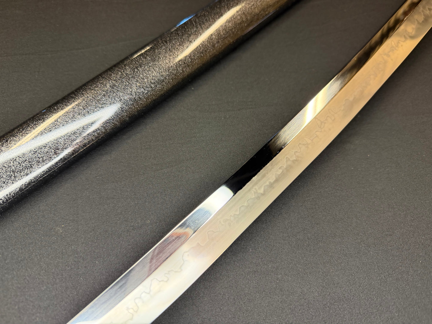 Cloudhammer Katana - Hidden Dragon Series Sakura Fury - sx105v Japanese Tool Steel - Ko-Choji Hamon