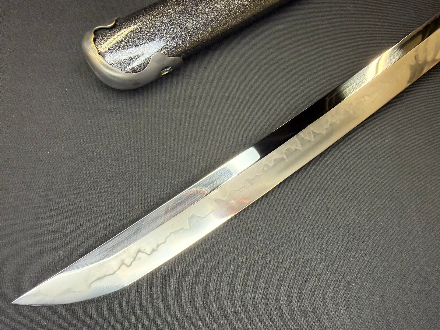 Cloudhammer Katana - Hidden Dragon Series Sakura Fury - sx105v Japanese Tool Steel - Ko-Choji Hamon