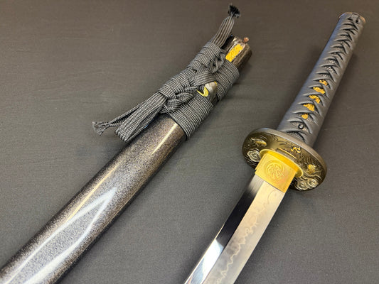 Cloudhammer Katana - Hidden Dragon Series Stormdragon - sx105v Japanese Tool Steel - Ko-Choji Hamon