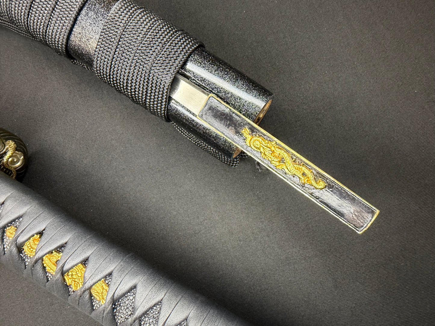 Cloudhammer Katana - Hidden Dragon Series Stormdragon - sx105v Japanese Tool Steel - Ko-Choji Hamon