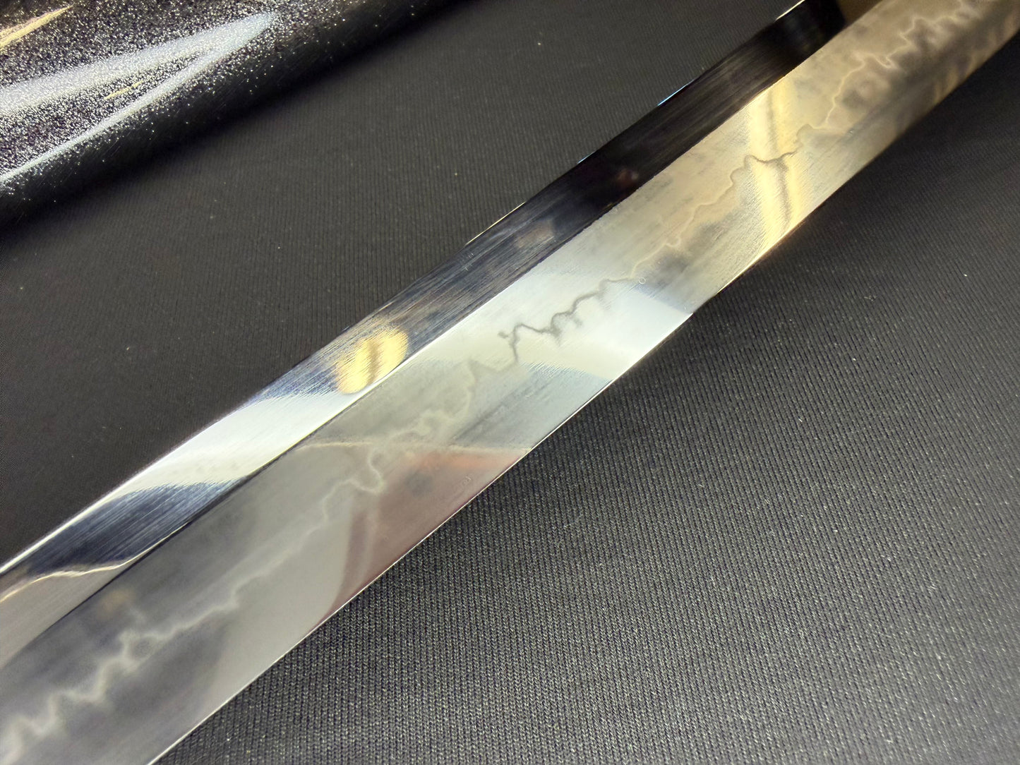 Cloudhammer Katana - Hidden Dragon Series Stormdragon - sx105v Japanese Tool Steel - Ko-Choji Hamon