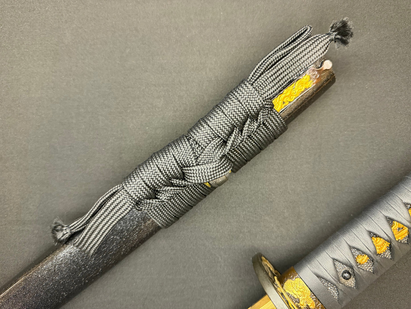 Cloudhammer Katana - Hidden Dragon Series Stormdragon - sx105v Japanese Tool Steel - Ko-Choji Hamon