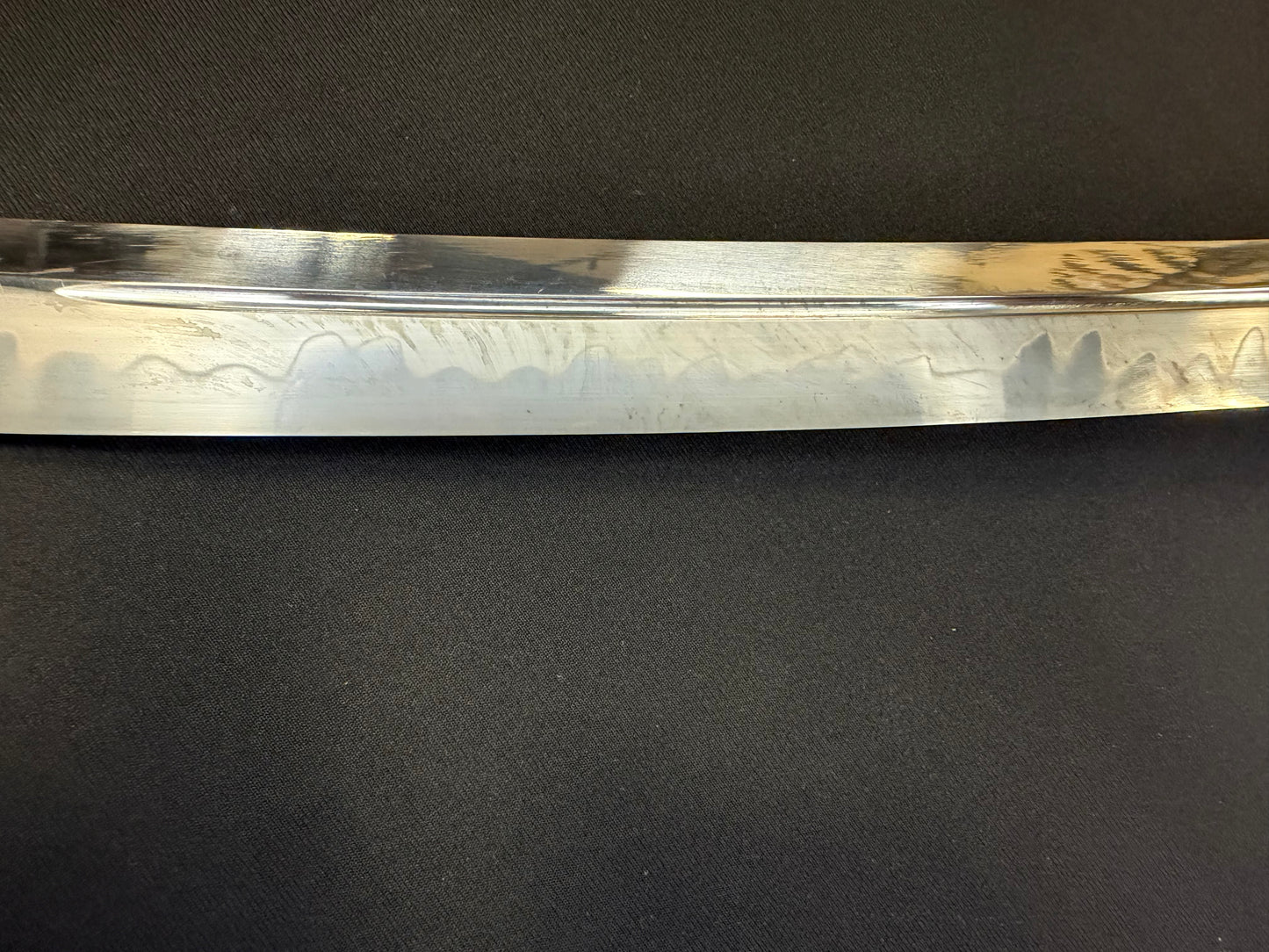 Phoenix Armory Naginata Naoshi wakizashi - Night Chrysanthemum - T10 Clay Tempered Black