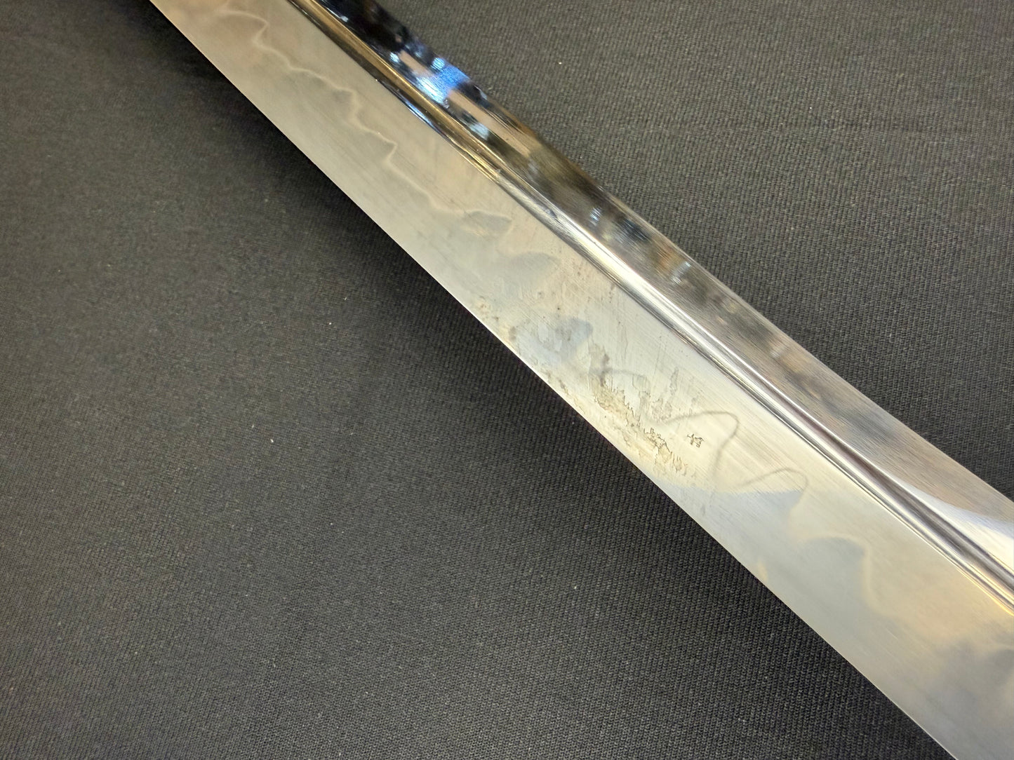 Phoenix Armory Naginata Naoshi wakizashi - Night Chrysanthemum - T10 Clay Tempered Black