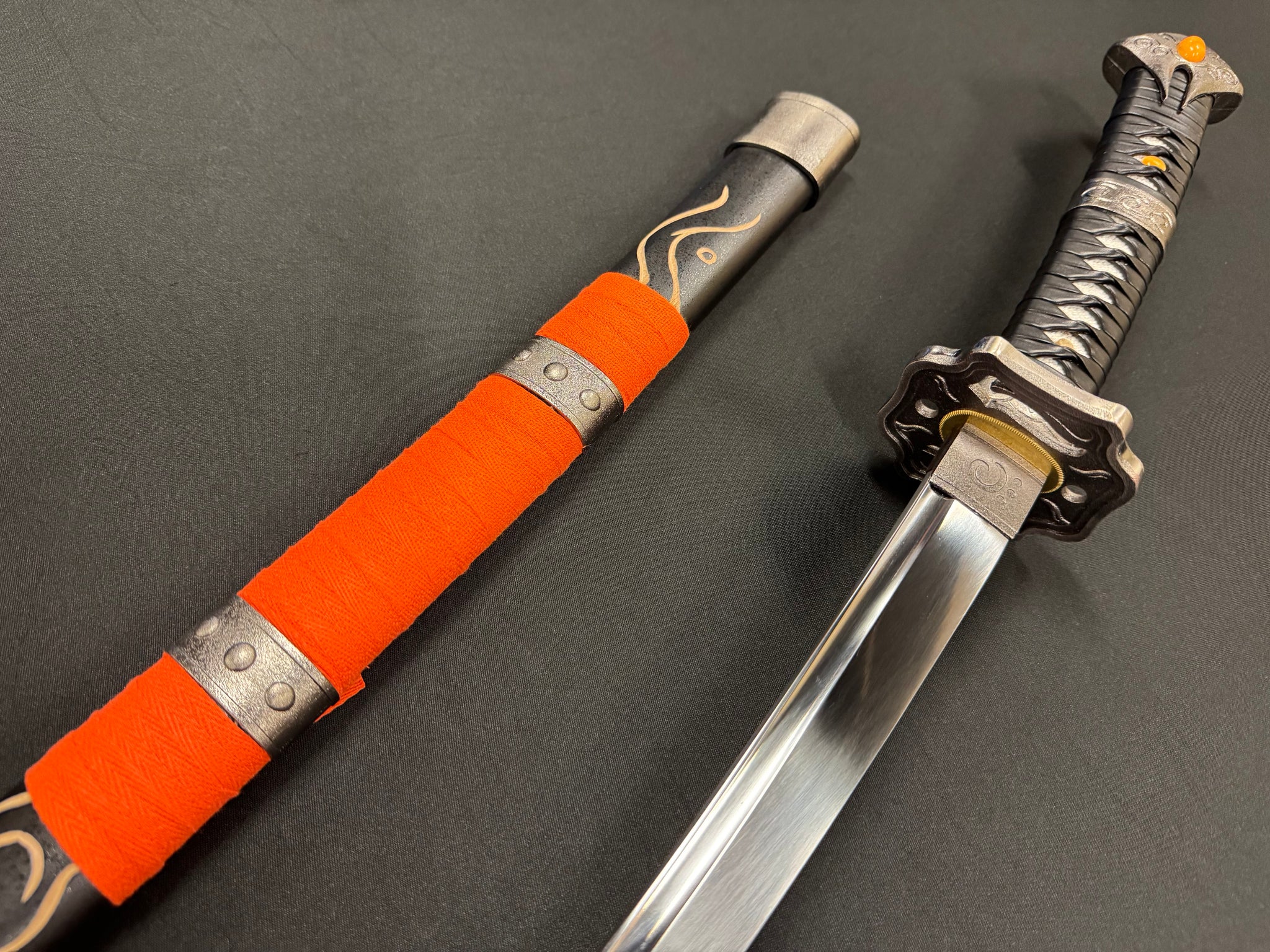 Phoenix Armory Katana - Ninja Gaiden II Evil Deity Blade of the Archfiend 65Mn