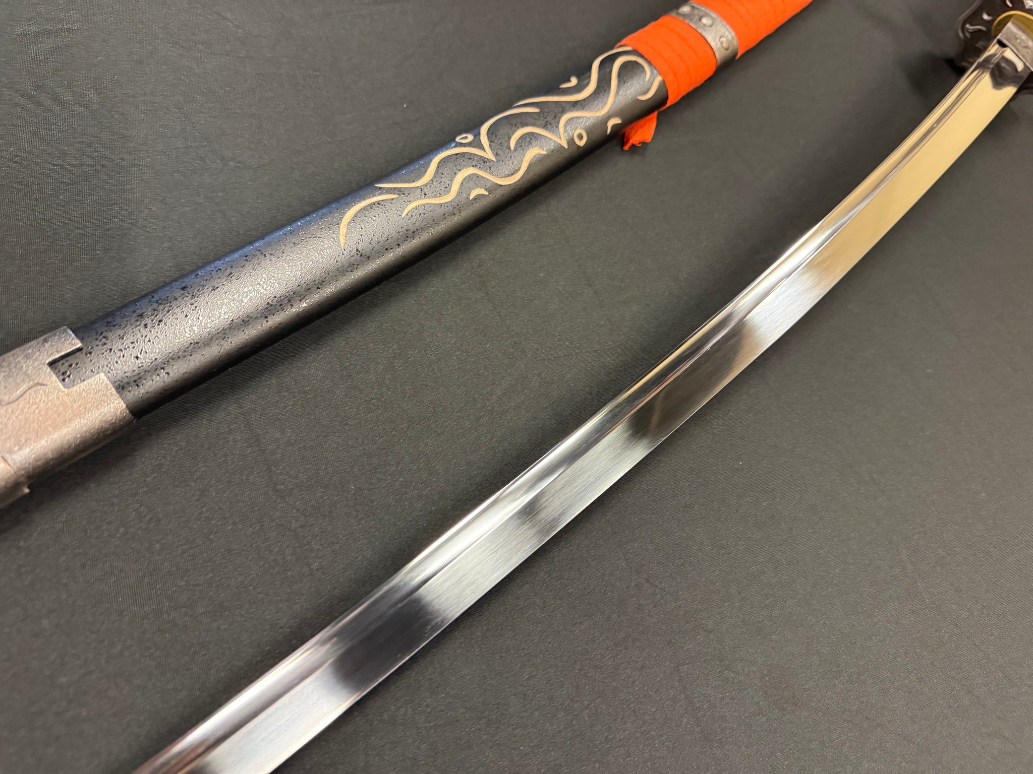 Phoenix Armory Katana - Ninja Gaiden II Evil Deity Blade of the Archfiend 65Mn