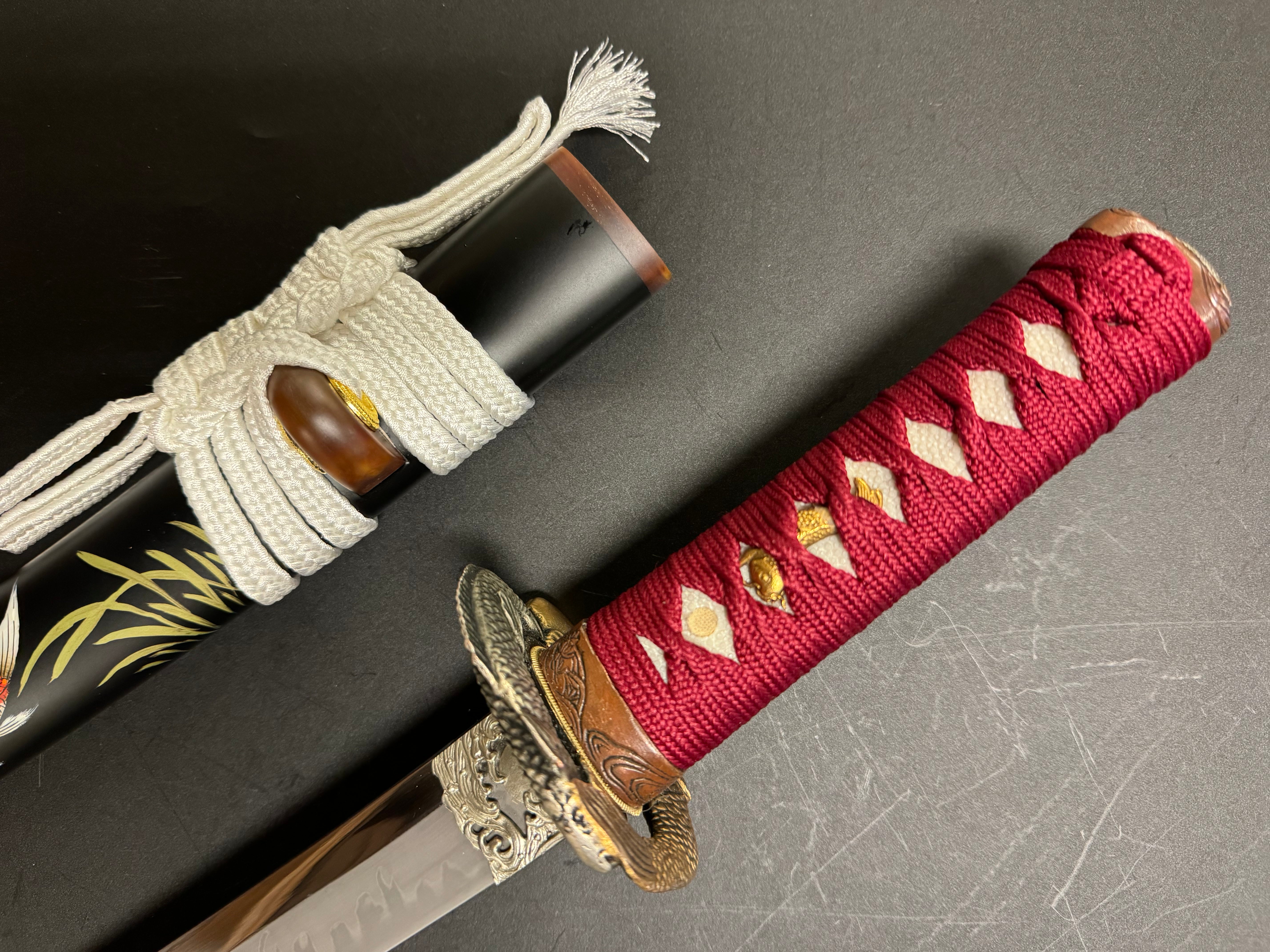 MADE TO ORDER Phoenix Armory Red Carp Shobu Zukuri Tanto T10