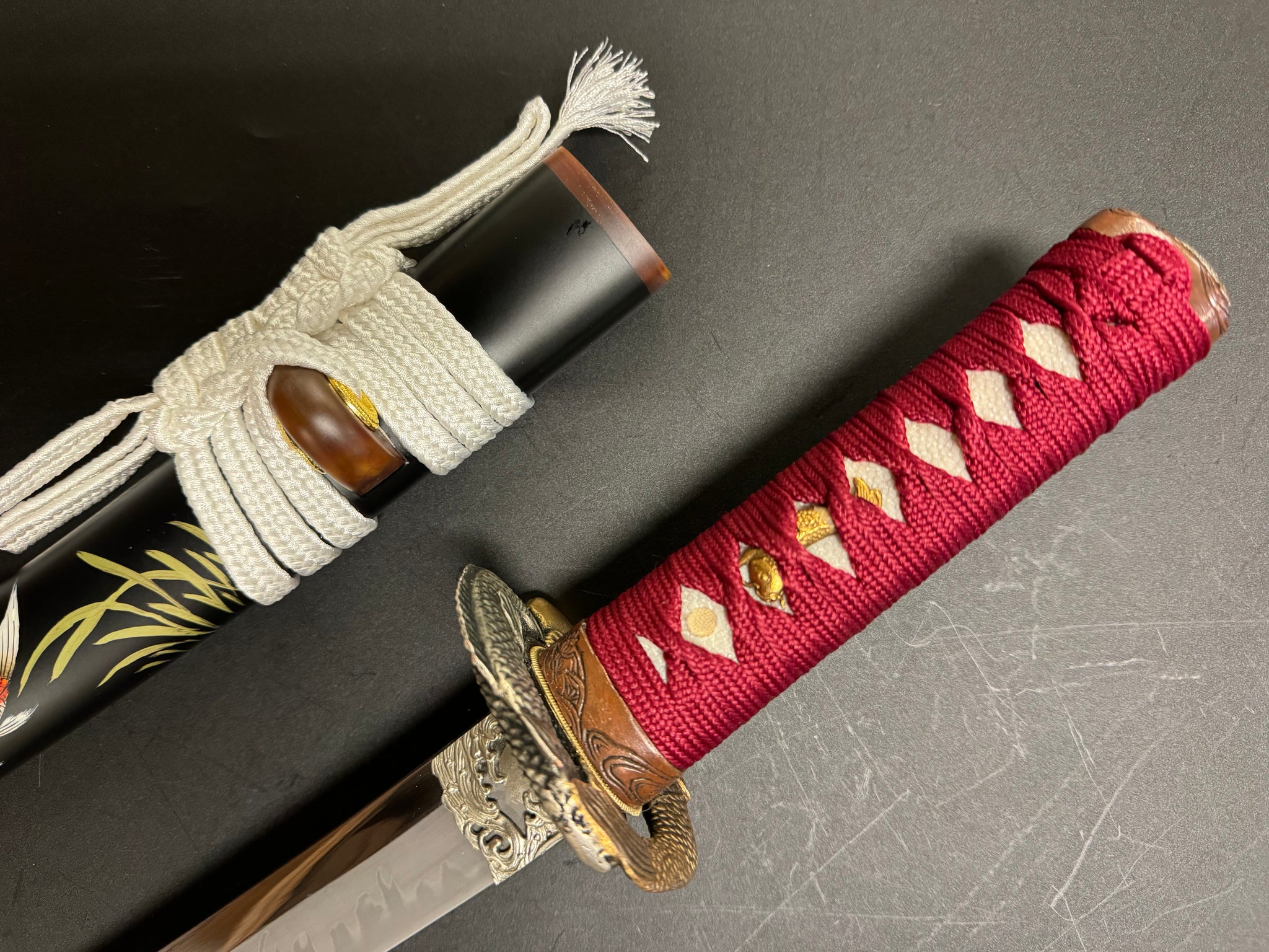 MADE TO ORDER Phoenix Armory Red Carp Shobu Zukuri Tanto T10
