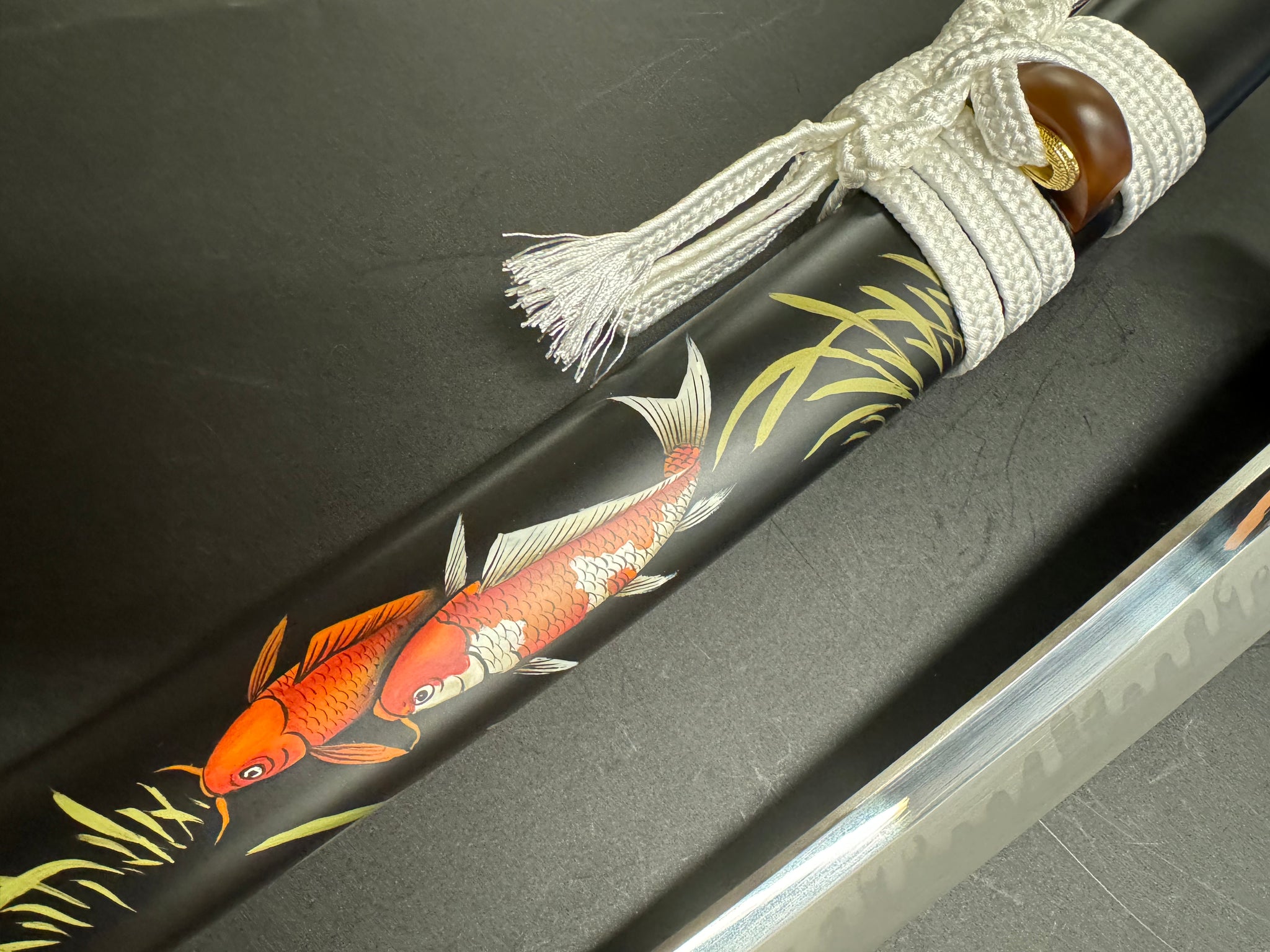 MADE TO ORDER Phoenix Armory Red Carp Shobu Zukuri Tanto T10
