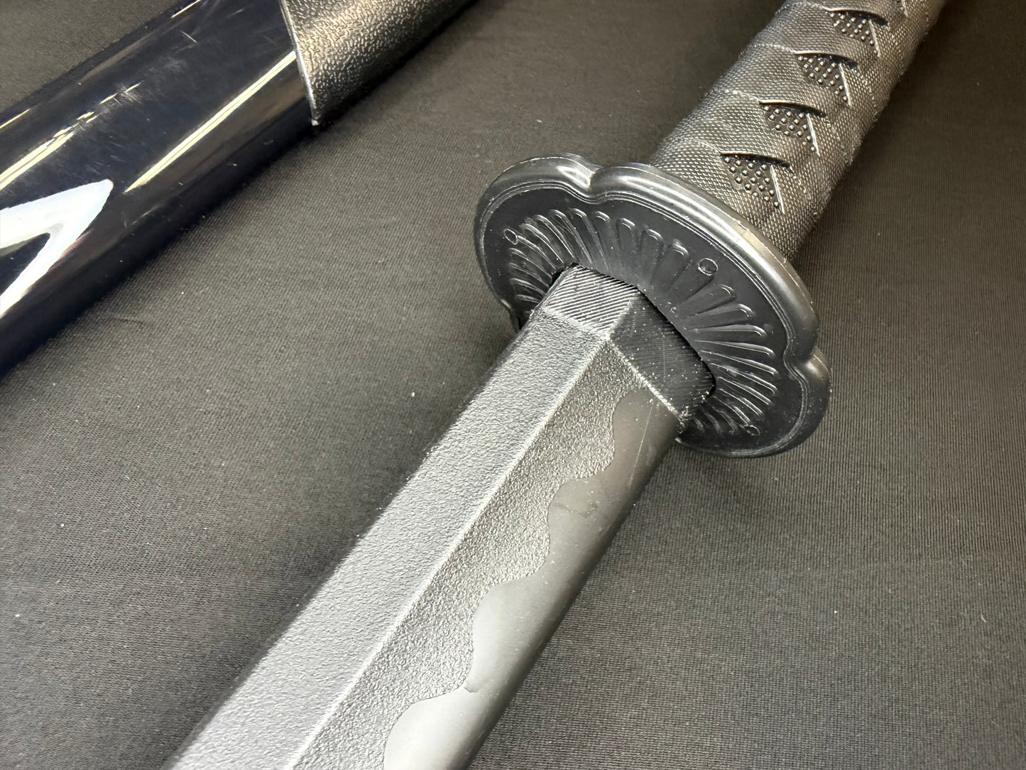 Night Ronin Poly Bokuto - Bokken with Saya and Free Stand