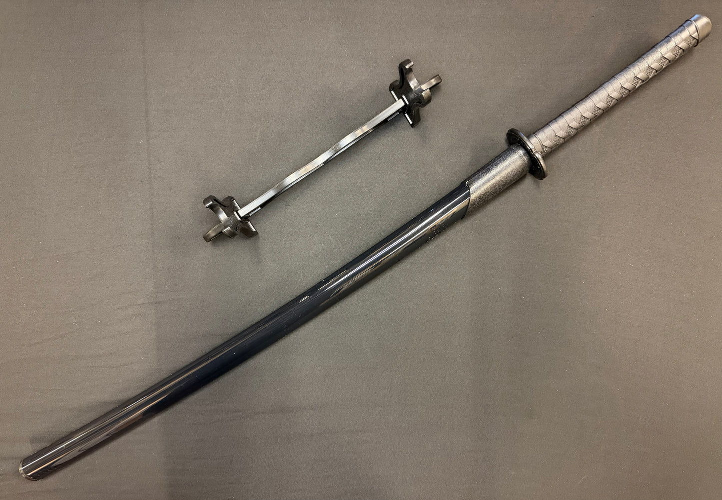 Night Ronin Poly Bokuto - Bokken with Saya and Free Stand