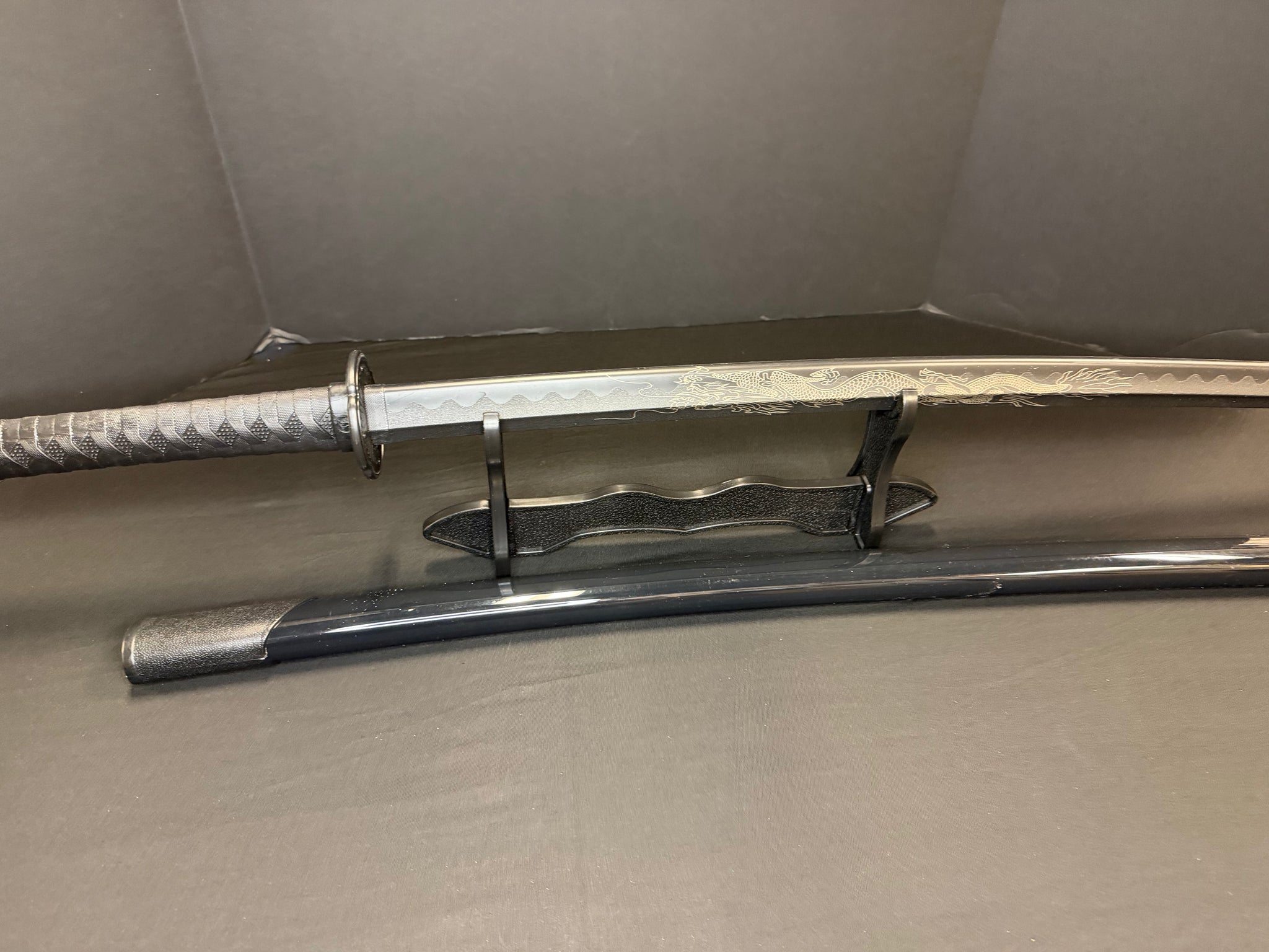 LIQUIDATION Night Ronin Poly Bokuto - Bokken with Saya and Free Stand