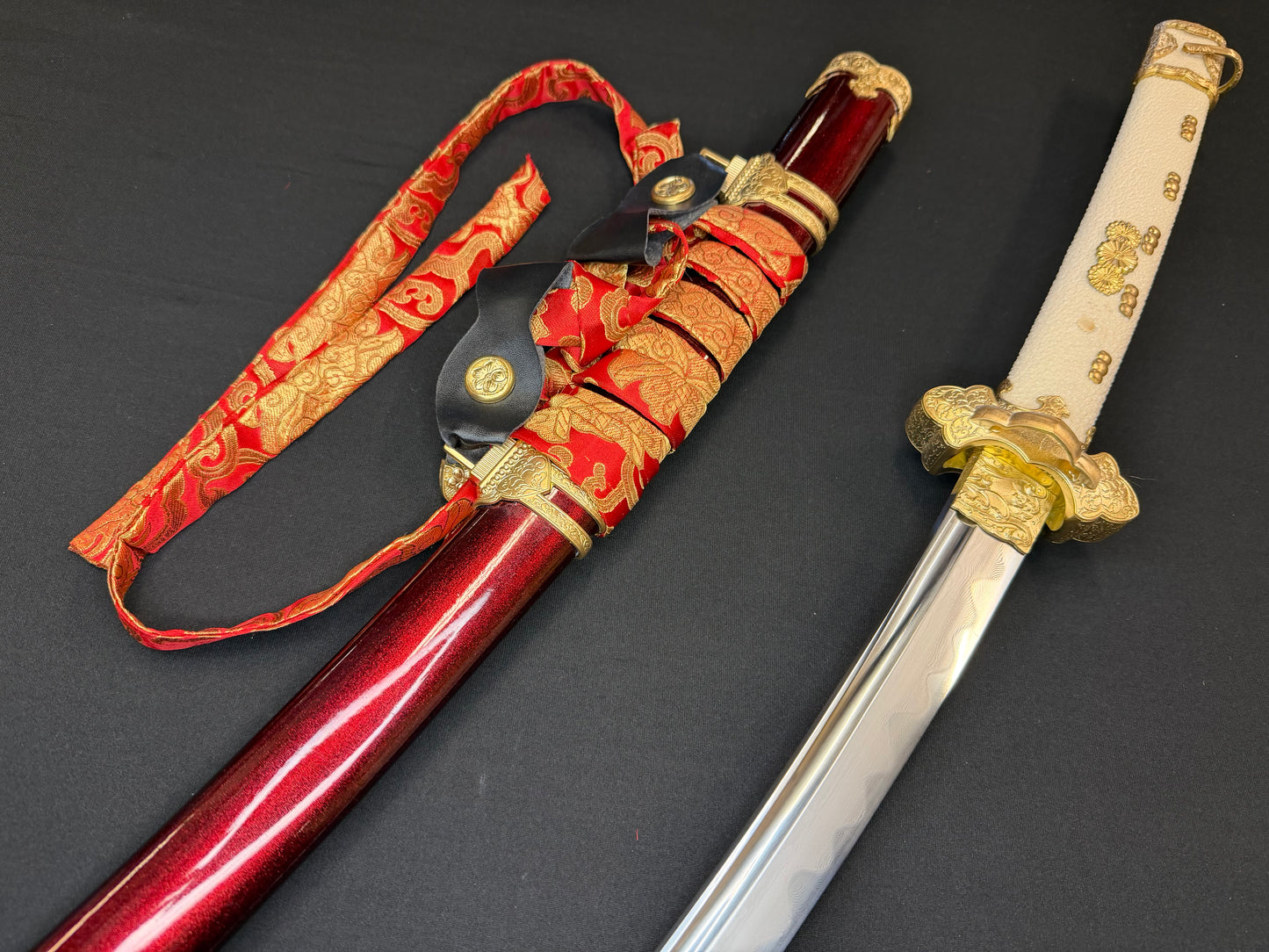 Phoenix Armory Efu Tachi - Crimson Regent Damascus 608
