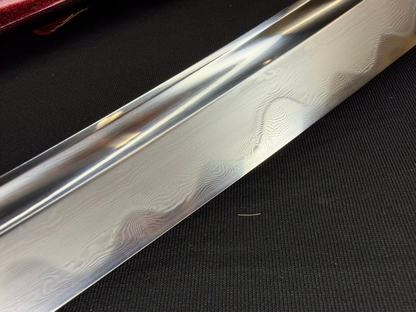 Phoenix Armory Efu Tachi - Crimson Regent Damascus 608