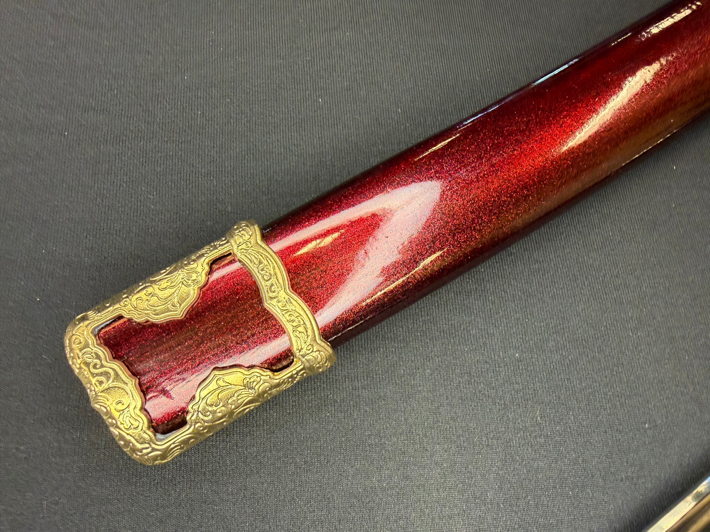 Phoenix Armory Efu Tachi - Crimson Regent Damascus 608